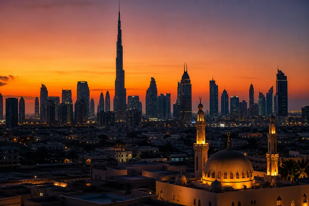 Prayer times in Dubai, United Arab Emirates
